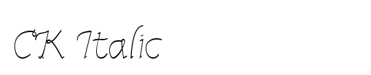 CK Italic