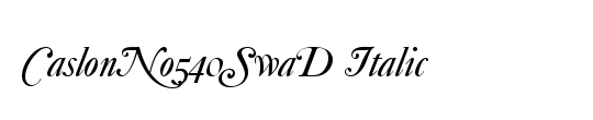 CaslonNo540SwaD