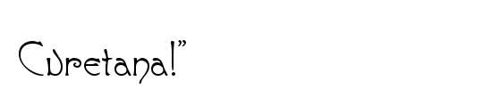 Curetana!