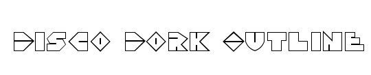 Disco Dork Outline