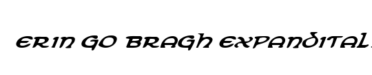 Erin Go Bragh ExpandItalic