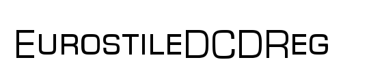EurostileDCDReg