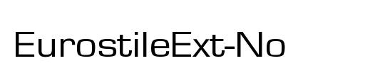 EurostileExt-No