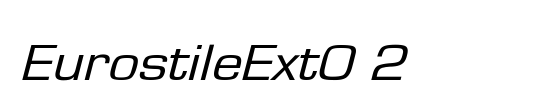 EurostileExtO 2