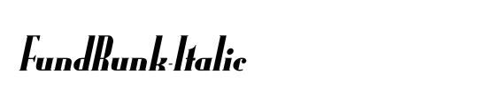 FundRunk-Italic
