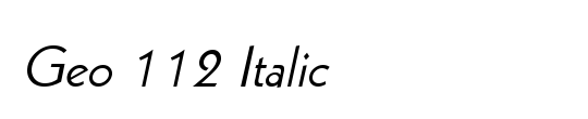 Geo 112