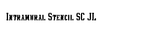 Intramural Stencil SC JL