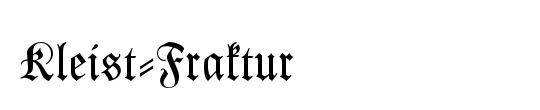 Kleist-Fraktur