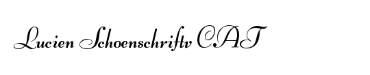 Lucien Schoenschriftv CAT