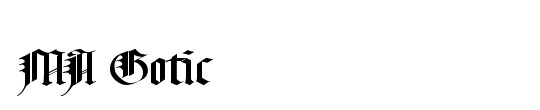 MA Gotic