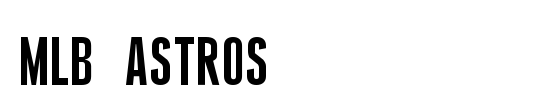 MLB Astros