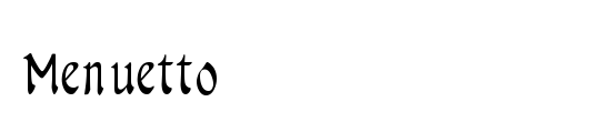 Menuetto