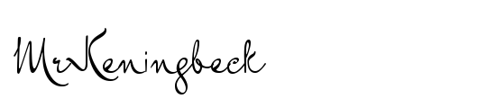 Mr Keningbeck