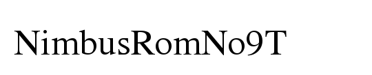 NimbusRomNo9T