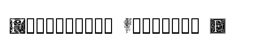 Ornamental Initials F