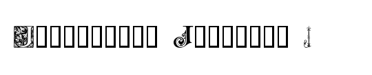 Ornamental Initials J