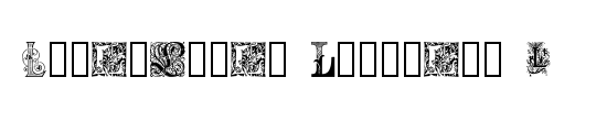Ornamental Initials L