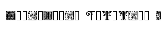 Ornamental Initials T