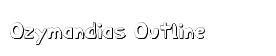 Ozymandias Outline