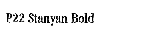 P22 Stanyan Bold