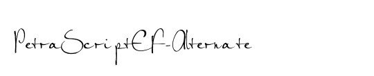 PetraScriptEF-Alternate