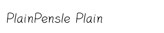 PlainPensle