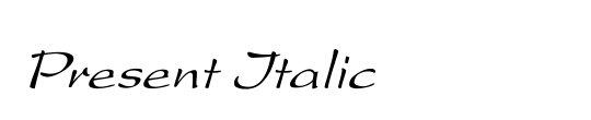 Present Italic