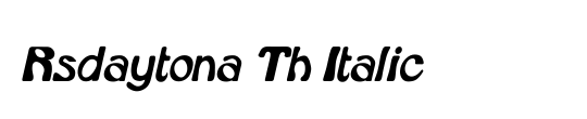 Rsdaytona Th Italic