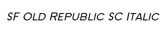 SF Old Republic SC
