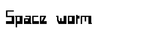 Space worm