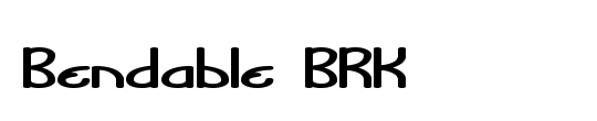 Bendable BRK