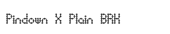 Pindown X Plain BRK