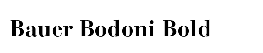 Bauer Bodoni