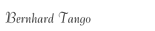 Bernhard Tango