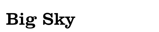 Big Sky