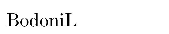 BodoniL