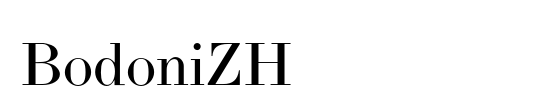 BodoniZH