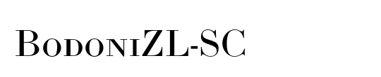 BodoniZL-SC