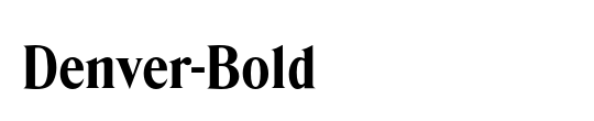 Denver-Bold