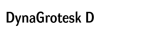DynaGrotesk D