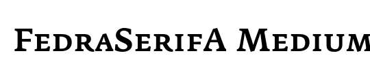 FedraSerifA