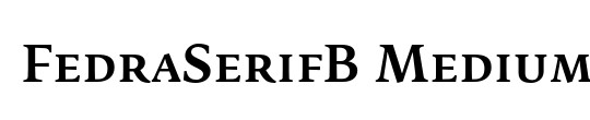 FedraSerifB