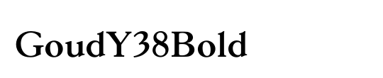 GoudY38Bold
