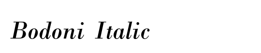 Bodoni