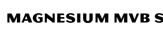 Magnesium MVB Std