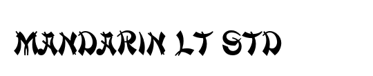 Mandarin LT Std