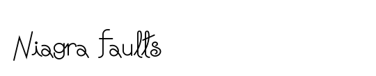 Niagra Faults