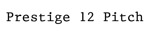 Prestige 12 Pitch