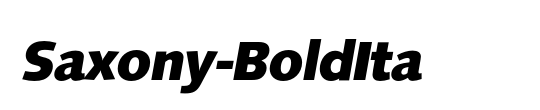 Saxony-BoldIta