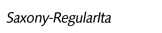Saxony-RegularIta